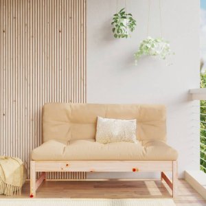 vidaXL Sofa środkowa do ogrodu, 120x80 cm, lite drewno sosnowe Lumarko! 1