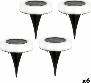 Aktive Zestaw solarnych palików ogrodowych Aktive 4 Części ABS 10,5 x 12,5 x 10,5 cm (6 Sztuk) 1