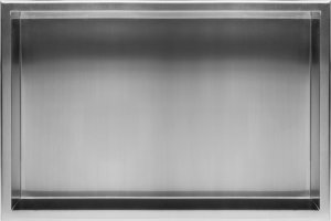 Rea PÓŁKA WNĘKOWA ŁAZIENKOWA 30x60 stal szczotkowana 5