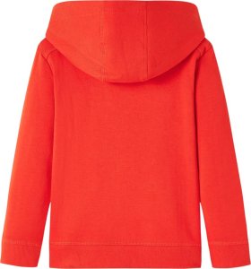 vidaXL Bluza dziecięca z kapturem, czerwona, 104 2
