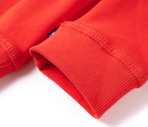 vidaXL Bluza dziecięca z kapturem, czerwona, 104 5