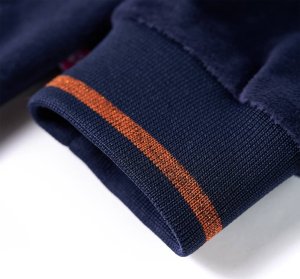 vidaXL Bluza dziecięca z kapturem, motyw tęczy, granatowa, 92 6