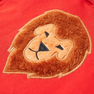 vidaXL Bluza dziecięca z kapturem, czerwona, 140 4