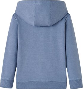 vidaXL Bluza dziecięca z kapturem, niebieski melanż, 116 2