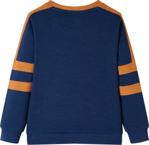 vidaXL Bluza dziecięca z nadrukiem motocykla, indygo, 116 2