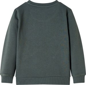 vidaXL Bluza dziecięca, ciemne khaki, 140 2