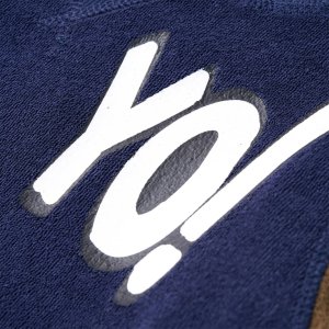 vidaXL Bluza dziecięca z patchworkowym wzorem, granatowa, 104 4