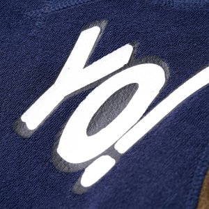 vidaXL Bluza dziecięca z patchworkowym wzorem, granatowa, 140 4