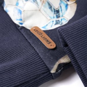 vidaXL Bluza dziecięca, granatowa, 104 5