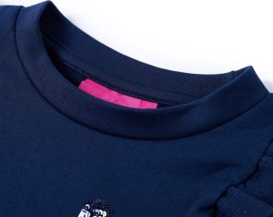 vidaXL Bluza dziecięca, granatowa, 140 3