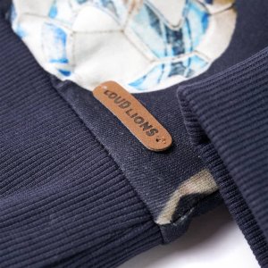 vidaXL Bluza dziecięca, granatowa, 92 5