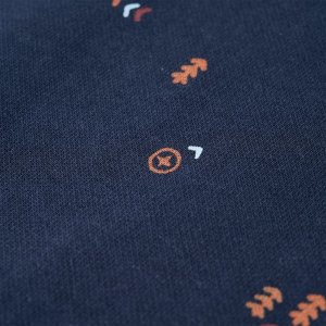 vidaXL Bluza dziecięca, granatowy melanż, 104 4