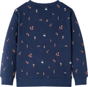 vidaXL Bluza dziecięca, granatowy melanż, 116 2