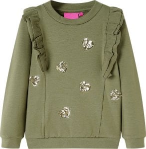 vidaXL Bluza dziecięca, khaki, 128 Lumarko! 1