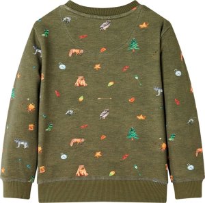 vidaXL Bluza dziecięca, khaki, 92 2