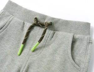 vidaXL Dziecięce spodnie dresowe, jasne khaki, 104 3