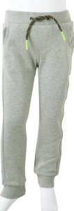 vidaXL Dziecięce spodnie dresowe, jasne khaki, 104 8