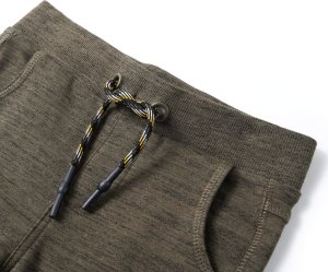 vidaXL Dziecięce spodnie dresowe, khaki melanż, 92 3