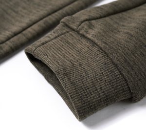 vidaXL Dziecięce spodnie dresowe, khaki melanż, 116 6
