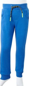 vidaXL Dziecięce spodnie dresowe, niebieskie, 140 8