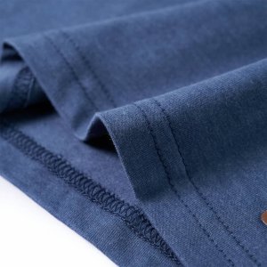 vidaXL Koszulka dziecięca z długimi rękawami, wół i orzeł, granatowa, 116 6