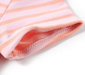 vidaXL Koszulka dziecięca z krótkimi rękawami, różowa, 104 4