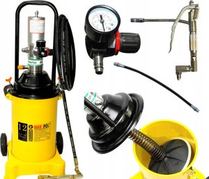 Geko Pistolet do towotnicy pneumatycznej + metalowy i gumowy wężyk (25) 11