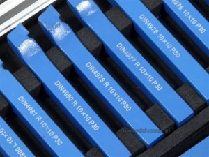 Geko Komplet noży tokarskich 11szt. 10x10mm (24) 11