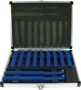 Geko Komplet noży tokarskich 11szt. 10x10mm (24) 12