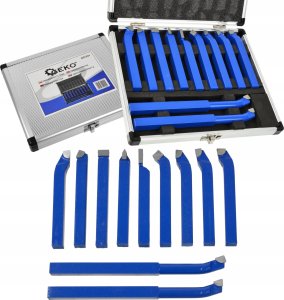 Geko Komplet noży tokarskich 11szt. 10x10mm (24) 6