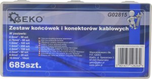 Geko Zestaw końcówek i konektorów kablowych 685szt(20) 3