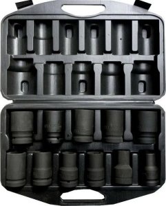 Geko Kpl. nasadek udarowych 1" do klucza przekł. 11el/17-41mm(3) 3
