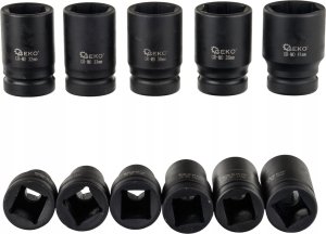 Geko Kpl. nasadek udarowych 1" do klucza przekł. 11el/17-41mm(3) 8
