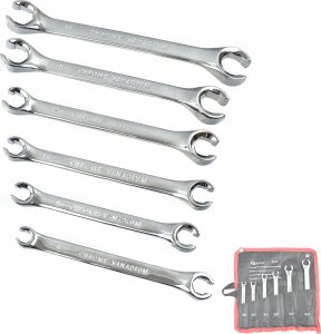 Geko Klucze półotwarte do przewodów hamulcowych 6el. 8-18mm(20) 14