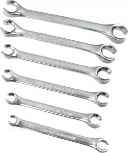 Geko Klucze półotwarte do przewodów hamulcowych 6el. 8-18mm(20) 5