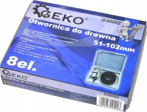 Geko Otwornica do drewna 8el.51-102mm GEKO(20) 3