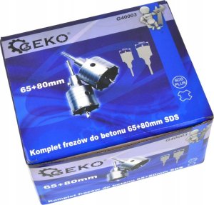 Geko Kpl. frezów do betonu 65+80mm SDS(10) 8