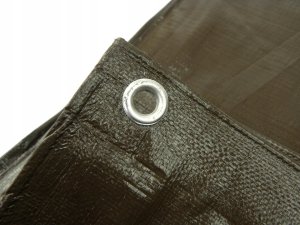 Geko Plandeka 8x10m extra gruba/brązowa 200G (1) 2