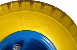 Geko Koło do wózka 3.00-4 PU/pełne/(10) 8