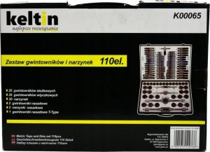 KELTIN Zestaw gwintowników i narzynek 110el. (3) 4