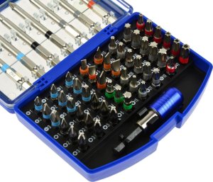 Geko Zestaw bitów do wkrętarki 56el. CRV (24) 3