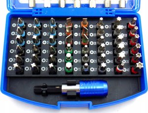 Geko Zestaw bitów do wkrętarki 56el. CRV (24) 6