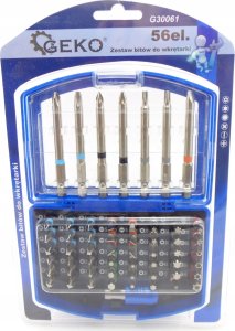 Geko Zestaw bitów do wkrętarki 56el. CRV (24) 8