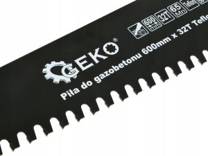 Geko Piła do gazobetonu 600mm 32/32T Teflonowa 65Mn (24) 9