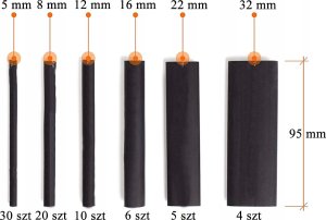 Geko Zestaw rurek termokurczliwych 127szt.(20/50) 2