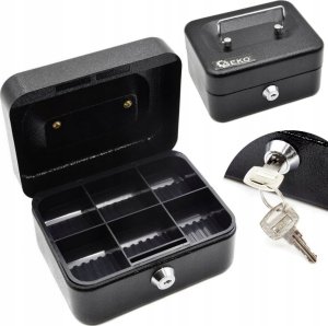 Geko Kasetka na pieniądze 150x120x80mm na kluczyk (20) 6