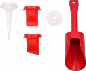 Geko Wyciskacz aluminiowy do mas szpachlowych + końcówki (10) 4