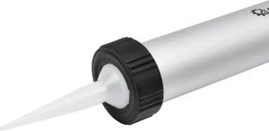 Geko Wyciskacz aluminiowy do mas szpachlowych + końcówki (10) 7