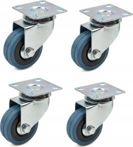 Geko Koło obrotowe 50mm PP/guma (100) 4