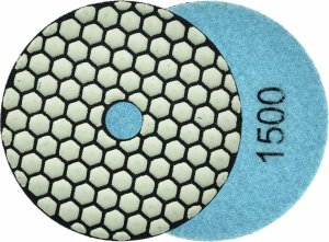 Geko Tarcza polerska do szlifowania gresu na sucho 100mm GR1500 (25/250) 1